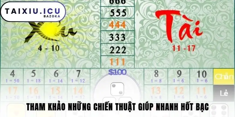 Tham khảo những chiến thuật giúp nhanh hốt bạc